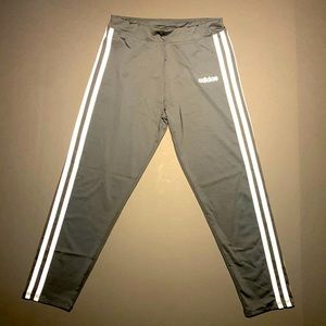 kids black adidas straight track pants large girls size 14